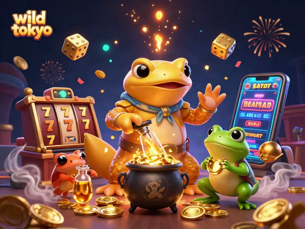 Spin and win at Wild Tokyo Casino with dynamic slots and captivating golden alchemy!